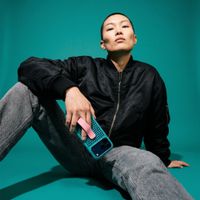 Callbuddy Hülle mit Strap Apple iPhone 17 Pro Max - Miami Vice