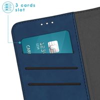 imoshion Entfernbare 2-1 Luxus Klapphülle für das Samsung Galaxy S25 Ultra - Blau