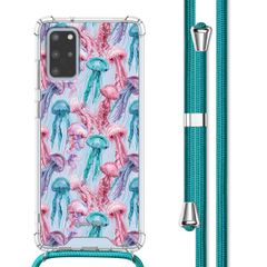 imoshion Design Hülle mit Band Samsung Galaxy S20 Plus - Jellyfish Watercolor