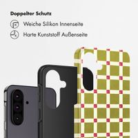 Selencia Vivid Back Cover Samsung Galaxy A37 (5G) - Check This Olive