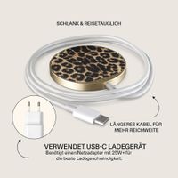 Burga Kabelloses magnetisches Ladegerät - MagSafe und Qi2 - Player / Gold