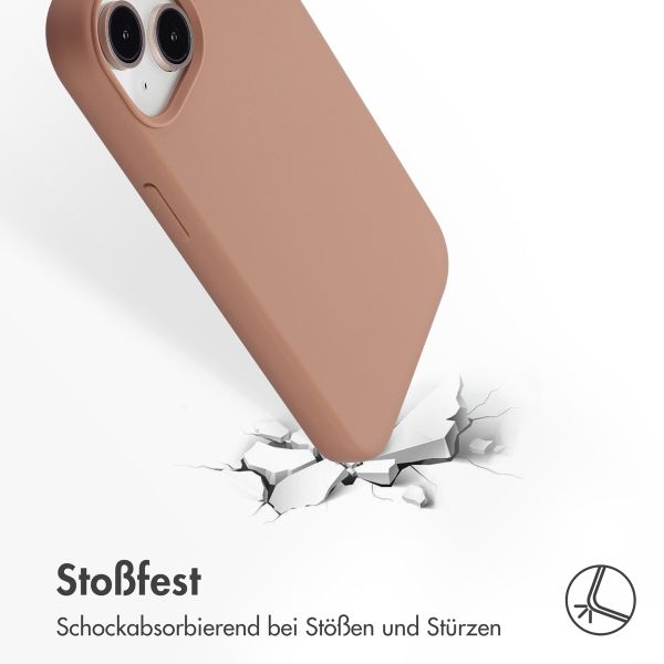 Accezz Liquid Silikoncase mit MagSafe Apple iPhone 13 Pro - lichtbruin