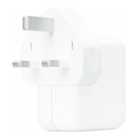 Apple USB-C-Netzteil 30W – Typ G – Stecker für Großbritannien – Weiß