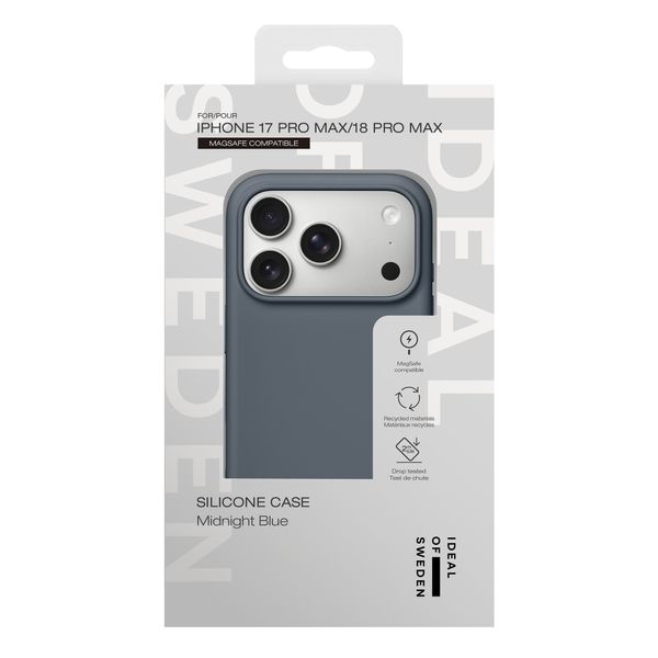 iDeal of Sweden Silikonhülle mit MagSafe Apple iPhone 18 Pro Max / 17 Pro Max - Midnight Blue