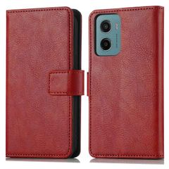 imoshion Luxuriöse Klapphülle Motorola Moto G05/E15 - Rot