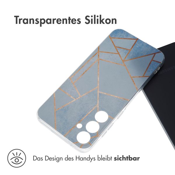 imoshion Design Hülle Samsung Galaxy A35 - Blue Graphic