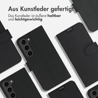Accezz Wallet TPU Klapphülle Samsung Galaxy S23 - Schwarz