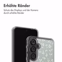 imoshion Design Hülle Samsung Galaxy A55 - Smoke Green Flowers