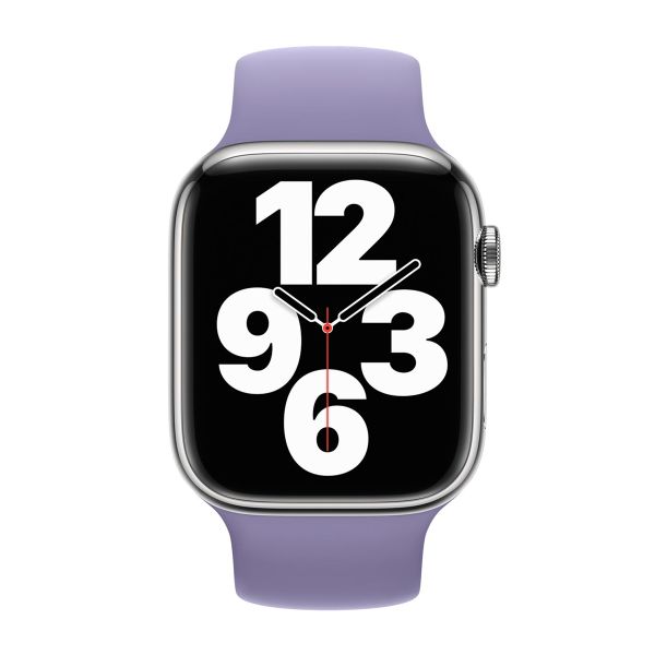 Apple Silikon Solo Loop für das  Apple Watch | 38/40/41/42 mm - Größe 9 - English Lavender