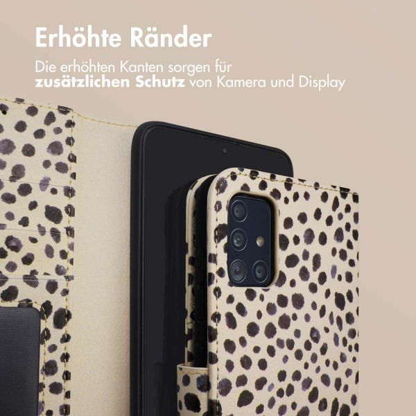 imoshion Design Klapphülle Samsung Galaxy A51 - Black And White Dots