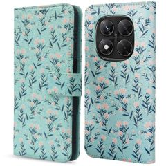 imoshion Design Klapphülle Xiaomi Redmi Note 14 Pro (5G) - Blue Flowers