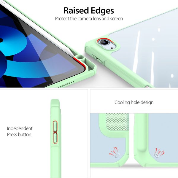 Dux Ducis Toby Klapphülle Apple iPad Air 5 (2022) / Air 4 (2020) - Grün