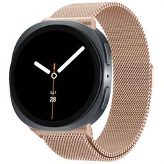 imoshion Magnetisches Milanaise Armband für das  Samsung Galaxy Watch 8 (40/44mm) / Classic (46mm) - Rosé gold