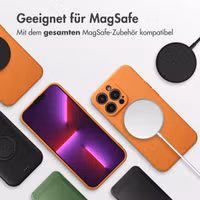 imoshion Color Back Cover mit MagSafe Apple iPhone 13 Pro - Neon Orange