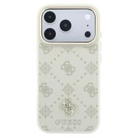 Guess 4G Metal Logo Back Cover Apple iPhone 18 Pro Max / 17 Pro Max - Beige