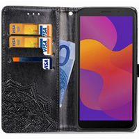 imoshion Mandala Klapphülle Huawei Y5p - Schwarz