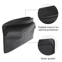 dbramante1928 Skagen Pro+ Sleeve - Laptop Hülle 13 Zoll - Laptop Sleeve - Echtes Leder - Apple MacBook Pro 13 Zoll / Air 13 Zoll - Black