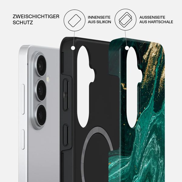 Burga Tough Back Cover MagSafe Samsung Galaxy S26 Plus - Emerald Pool