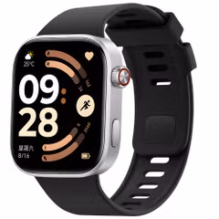 imoshion Silikonband für Xiaomi Smart Band 9 / 8 Pro / Redmi Watch 6 / 5 / 4 - Schwarz