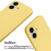 imoshion SilikonHülle mit Band Apple iPhone 17 - Gelb