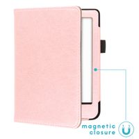 imoshion Vegan Leather Klapphülle für das Tolino Shine 4 - Rose Gold