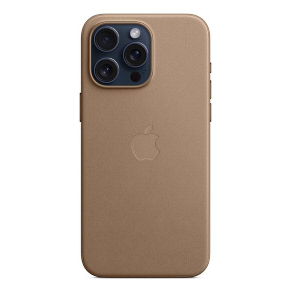 Apple FineWoven Back Cover MagSafe Apple iPhone 15 Pro Max - Taupe