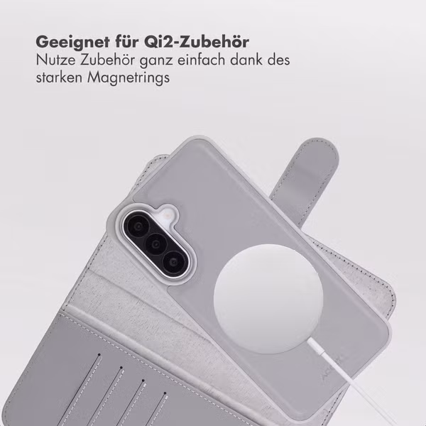 Accezz Edge abnehmbare Bookcase mit MagSafe Samsung Galaxy A27 (5G) - Grau