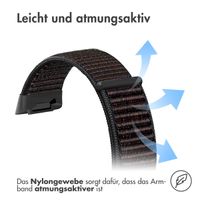 imoshion Nylonarmband für das  Fitbit Charge 5 - Größe L - Schwarz