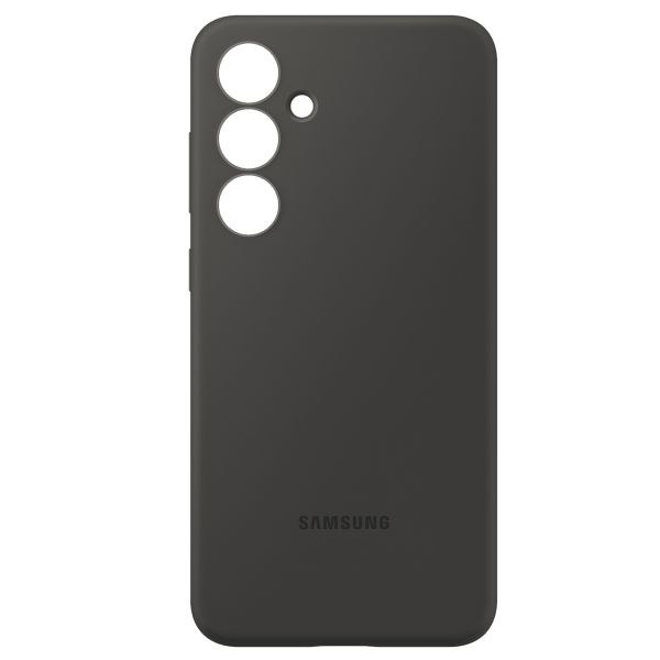 Samsung Original Silikon Cover Samsung Galaxy S24 FE - Schwarz
