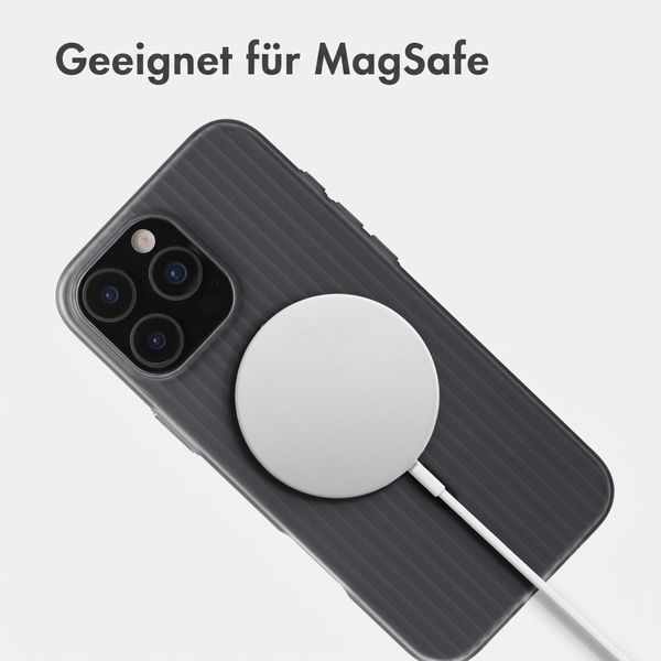 Accezz Lite Backcover mit MagSafe | Fluted | Apple iPhone 16 Pro Max - Grau