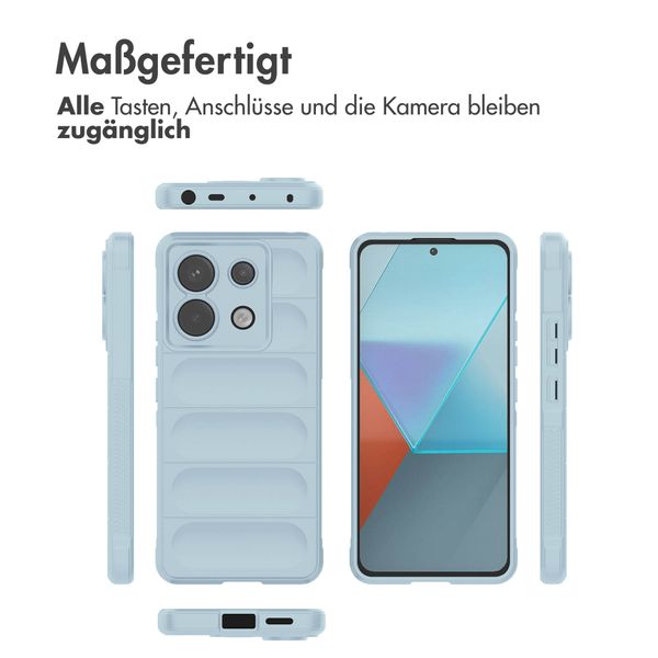 imoshion EasyGrip Back Cover für das Xiaomi Poco X6 Pro - Hellblau