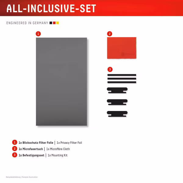 Displex Privacy Safe magnetische Bildschirmschutz Desktop 21,5 Zoll - Universal - 16:9