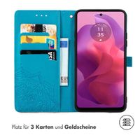 imoshion Mandala Klapphülle Motorola Moto G04 / G24 - Türkis