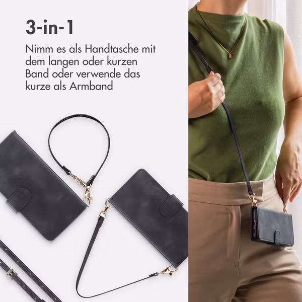 imoshion Klapphülle mit Kordel Oppo Reno 15F - Schwarz