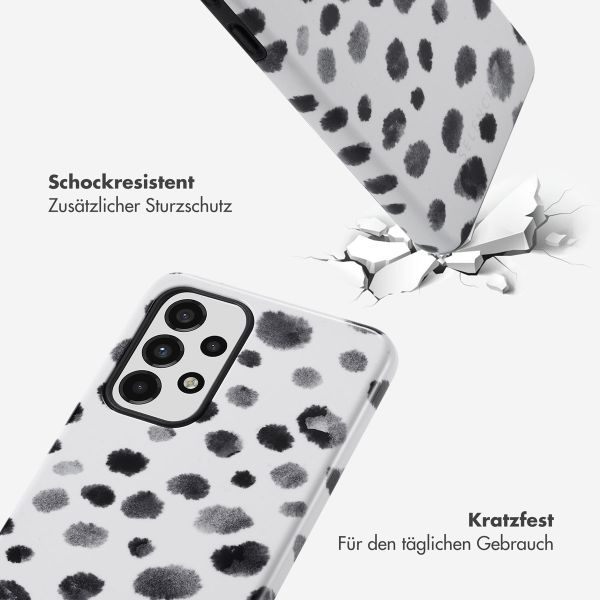 Selencia Vivid Back Cover für das Samsung Galaxy A33 - Trendy Leopard