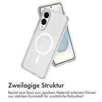 imoshion Sparkle Back Cover mit MagSafe Samsung Galaxy S25 Edge - Transparent