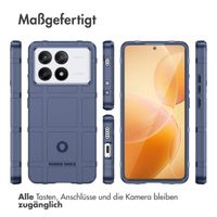 imoshion Rugged Shield Backcover für das Xiaomi Poco X6 Pro - Dunkelblau