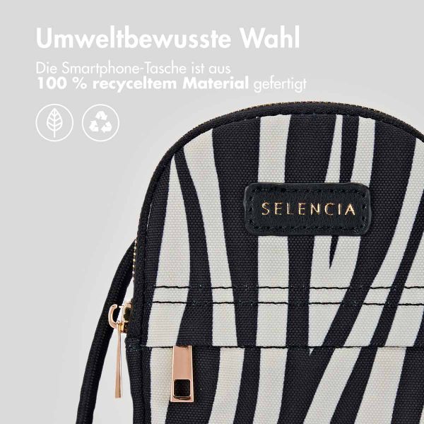 Selencia ﻿ Handytasche - Zebra Black