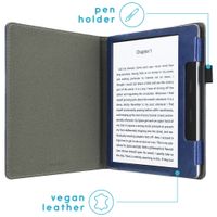 imoshion Vegan Leather Klapphülle Amazon Kindle Oasis 3 - Dunkelblau