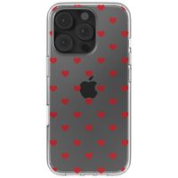 imoshion Design Hülle iPhone 16 Pro - Red Hearts