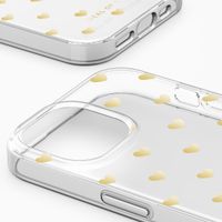 iDeal of Sweden Clear Case für das iPhone 15 - Golden Hearts