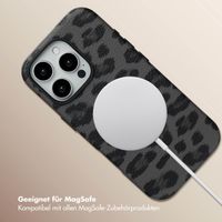 Selencia Sabi Backcover Leopardenmuster mit MagSafe Apple iPhone 16 Pro - Midnight Black