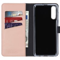 Selencia Echtleder Klapphülle Samsung Galaxy A50 / A30s - Dusty Pink