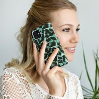 Selencia Maya Fashion Backcover iPhone 12 Mini - Green Panther