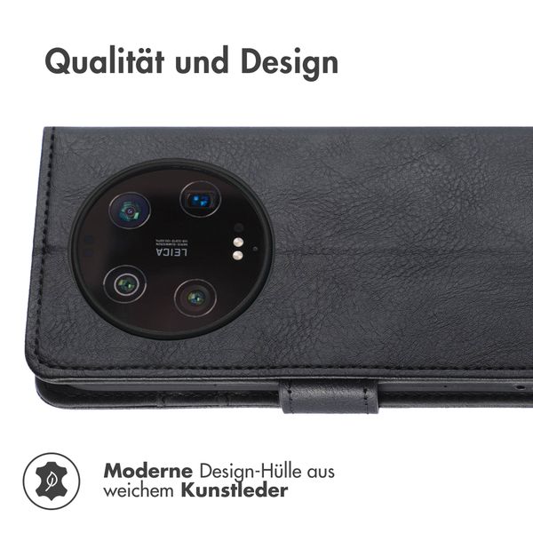 imoshion Luxuriöse Klapphülle Xiaomi 14 Ultra - Schwarz