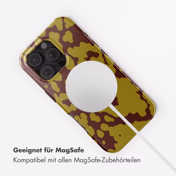 Selencia Vivid Rückabdeckung mit MagSafe Apple iPhone 16 Pro - Moo'd Olive Dust