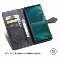 imoshion Mandala Klapphülle für das Sony Xperia 5 IV - Schwarz