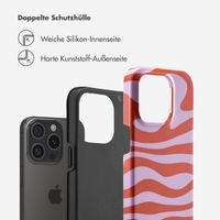 Selencia Vivid Back Cover Apple iPhone 15 Pro - Dream Swirl Pink