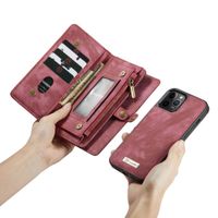 CaseMe Luxuriöse 2-in-1-Portemonnaie-Klapphülle Leder iPhone 12 (Pro)