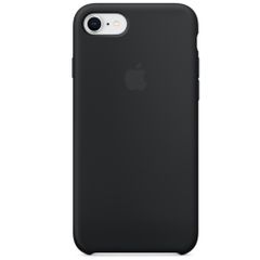 Apple Silikon-Case Schwarz für das Apple iPhone SE (2022 / 2020) / 8 / 7